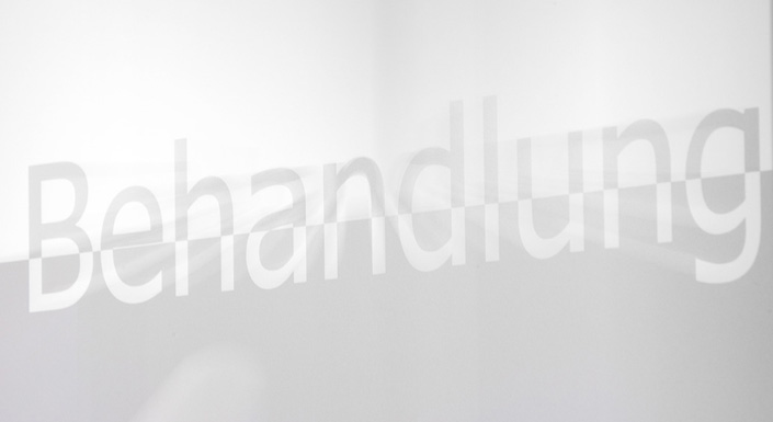 Eingang zum Behandlungsraum